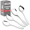 Axiom Serving Tools Stainless Steel 4 Piece Heavy Gauge Non-Stick Set of 1 Soup Ladle