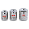 Sumeet Stainless steel Laser printed Tea|Cofee|Sugar Canisters Set of 3 Pcs