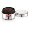 Hazel Stainless Steel Masala Container Dabbi Small Container for Spices Heavy Gauge Airtight