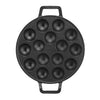 Vinod Legacy Cast Iron Stick Free Paniyarakkal Pan - 15 Cups | 25cm