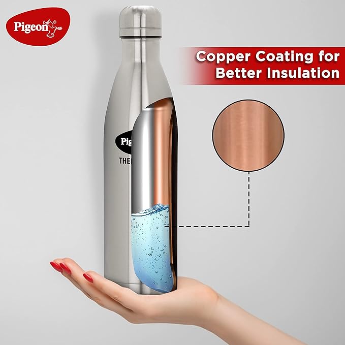 Pigeon By Stovekraft Aqua Therminox Stainless Steel Vaccum Insulated Water Bottle - 750 ml