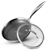 Bergner Hitech Triply Non-Stick 28 cm Frypan with Glass Lid