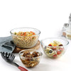 Cello Ornella Toughened Glass Mixing Bowl Without Lid Set of 3 Transparent