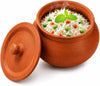 Palvit Clay Art Unique Clay Dahi Handi, Curd Pot with Lid for Sprouts