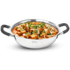 Allo Triply Stainless Steel Kadhai with Handles Perfect Kadhai for Curry 34cm 7 litres Without lid