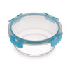 Hazel Borosilicate Glass Round Airtight & Leaf Proof Container