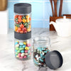Cello Modustack Glassy Storage Jar Set of 3 Grey