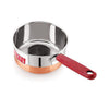 Hazel Steel Sauce Pan Alfa Premium Heavy Gauge Tea Pot 700 Ml Stainless Steel
