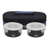 Jaypee Plus Stainless Steel Inner Micropac 2 Container Lunch Box 400 ml Black