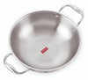 Hazel Triply Stainless Steel Kadai Triply Kadai Steel 2 litres Induction Bottom