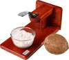 Bmado Traditional Polished Wooden Table Top Manual Coconut Scraper