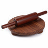 Vismay’s Sheesham Wood Chakla Belan Set 9 Inch Rolling Board with 12 Inch Rolling Pin
