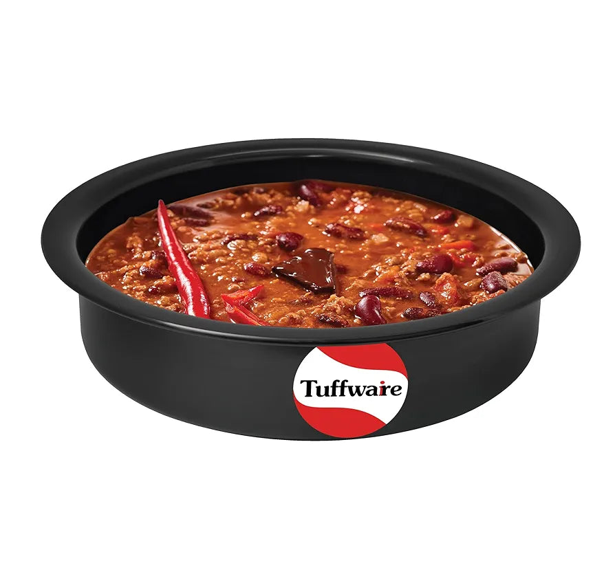 TUFFWARE Hard Anodised Langdi 3MM Thickness, Diameter 25cm | 2 Liters – Made with 100% Virgin Aluminium from Hindalco | Energy Efficient | Scratch-Resistant | 1 Unit | 1 Year Warranty