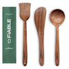 Fiable Pure Neem Wood Spatula for Cooking Wooden Spatula for Baking and Mixing