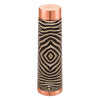 Attro Aarogyam 900ml Satveda AKS Designer Joint less Copper Water Bottle