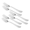 Sumeet Stainless Steel Dessert/Table Forks Set of 6 Pc – (18.2cm L) (1.6mm Thick)