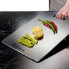 OrganizeMee Large Stainless Steel Cutting Board for Kitchen Big Size Pad (36 cm X 25 cm)