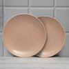 Anko Bella Side Plate Set of 2 Soft Pink Porcelain Microwave Dishwasher Safe 19cm