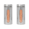 Femora Glass Window Jars for Kitchen Storage Kitchen Storage Jars With Glass Window | 1300 Ml | Pack of 2