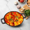 Solara Pre Seasoned Cast Iron Kadhai 8 Inch 20 Cm Ready to Use Deep Frying Kadhai