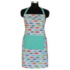 Airwill Cotton Designer Aprons Sized 65cm in Width and 80cm in Length 2 Long Ties on Both 2 Sides