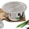 Vinod Platinum Triply Stainless Steel Tope with Lid - 1 Litre, 14 cm | Boiling Tope for Kitchen