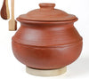 Craftsman India 1 Liter Clay Curry Pot for Cooking