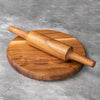 Handicraft Bazaar Chakla Belan for Kitchen, Dough Roller and Flat Wooden Board Set