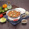 Hazel Aluminium Hammered Finish Handi with Lid Biryani Rice Cooking Pot Gol Vessel 22 cm 2500 Ml