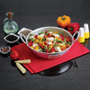 Hazel Aluminium Kadai Premium Round Bottom 18 Gauge Kadhai Vessel 30 cm 3300 Ml