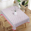 Texstylers 200 TC Floral Jaipuri Print Pure Cotton 6 Seater Table Cloth Cover