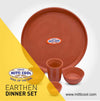 Mitti Cool Clay Dinner Set 12 inch