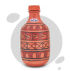 Mitti Cool Clay Water Bottle Abstract Cross (1.2Liter)