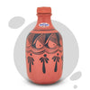 Mitti Cool Clay Water Bottle 1.25 Liter Black Spade Design