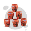 Mitti Cool Clay Glass Set 200 ml 6 piece Warli Cart