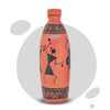 Mitti Cool Clay Water bottle 1 Liter Warli Timpany Design