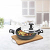 Milton ProCook Hard Anodised Kadhai with Stainless Steel Lid - 22cm