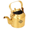 Indian Art Villa Brass Handmade Teapot with Tin Lining | Serveware | 350ml
