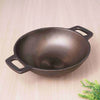 The Indus Valley Super Smooth Cast Iron Kadai Wok Pre-Seasoned