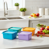 Tupperware Keep Tab 500ml Set of 5 | Square Airtight Fridge Storage | BPA Free