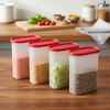 Tupperware MicroMax Oval #4 2.3L Set of 4 | Airtight | Dry Storage Container