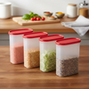 Tupperware MicroMax Oval #4 2.3L Set of 4 | Airtight Dry Storage Container