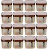 Nayasa Fusion Airtight Stackable Food Storage Container Set of 12 (750ml)