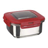 Nayasa Square Eco Lock Plastic Lunch Box 1200ml