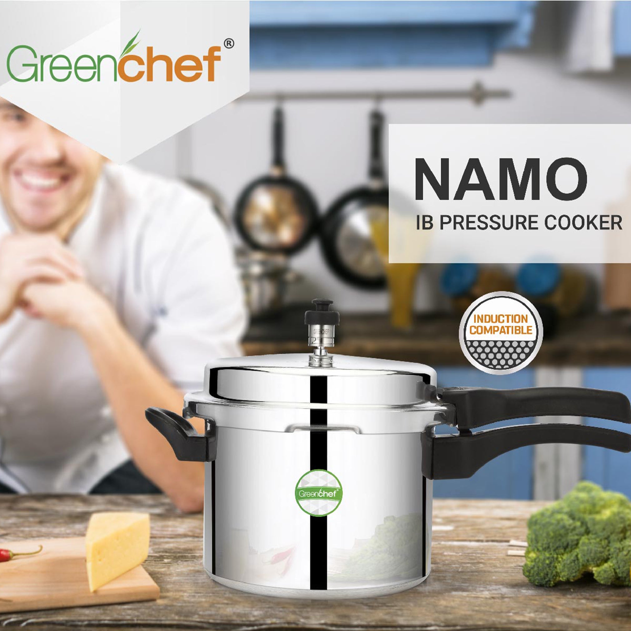 Greenchef Namo Induction base Cooker 5lts – Veeha's Kitchen