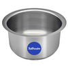 Tuffware Stainless Steel Round Induction Bottom Cooking Tope 13cm Dia 18G 1.5mm Thickness 1.1 Litre Capacity