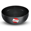 Tuffware Hard Anodised Tasra Tasla 11 inch with 1.6 Litre Capacity Deep Hard Anodised Kadhai Without Handle 3.5mm Thickness