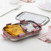 Borosil Slim Lunch Box Set Pink