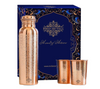 INDIAN ART VILLA Pure Copper Drinkware Gift Set