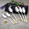 FnS Imperio 6 Pcs 24K Gold Plated Tea Spoon Set